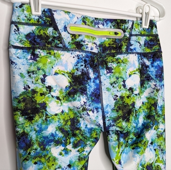 Athleta blue green exercise workout leggings S - Picture 7 of 12